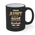 Proud Aunt Of Class Of 2021Shirt Class 2021 Graduation Graphic Print Coffee Mug