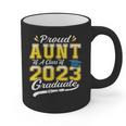 Proud Aunt Of a Class Of 2023 Graduate Senior Graduation Graphic Print Coffee Mug