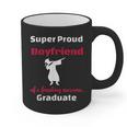 Proud Boyfriend Of 2018 Graduate Dabbing Graduation Graphic Print Coffee Mug