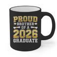 Proud Brother Of A 2026 Graduate Shirt Class 2026 Graduation Graphic Print Coffee Mug