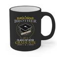 Proud Brother The Class Of 2018 Graduate GraduationShirt Graphic Print Coffee Mug