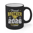 Proud Brother Of a Class Of 2026 Graduate Senior Graduation Graphic Print Coffee Mug