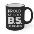 Proud Of My BS In Biology Graduation T-Shirt Graphic Print Coffee Mug