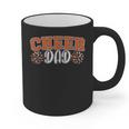 Proud Cheer Dad My Favorite Cheerleader Calls Me Dad Orange Graphic Print Coffee Mug