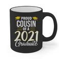 Proud Cousin Of A 2021 Graduate Graduation Clothes MBA PhD Graphic Print Coffee Mug