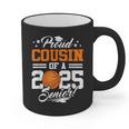 Proud Cousin Of A 2025 Senior Basketball Graduation Graphic Print Coffee Mug
