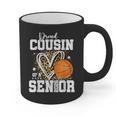 Proud Cousin Of A 2026 Senior Basketball Graduation Leopard Graphic Print Coffee Mug