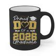 Proud Dad Of A 2026 Graduate Senior 2026 Grad Family Graphic Print Coffee Mug
