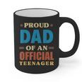 Proud Dad Of An Official Teenager 13th Birthday Family Graphic Print Coffee Mug