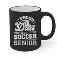 Proud Dad Of A Soccer Ball Senior Class Of 2026 Graduation Graphic Print Coffee Mug