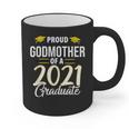 Proud Godmother Of A 2021 Graduate Graduation Clothes MBA Graphic Print Coffee Mug
