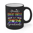 Proud Great Uncle Of 2024 Graduate Class 2024 Graduation Graphic Print Coffee Mug