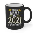 Proud Mama Of A 2021 Graduate Graduation Clothes MBA PhD Graphic Print Coffee Mug