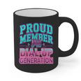 Proud Member Of The Dial Up Club Tech Nostalgia Top Graphic Print Coffee Mug