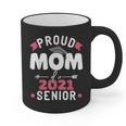 Proud Mom Of a 2021 Senior Year School Graduation Party Graphic Print Coffee Mug