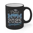 Proud Mom Of a 2025 Graduate For Class Of 2025 Graduation Graphic Print Coffee Mug