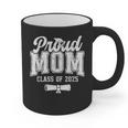 Proud Mom Of 2025 Graduate Senior Mom 25 Graduation Graphic Print Coffee Mug