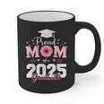 Proud Mom Of a 2025 Graduate Senior Mom Family Graduation Graphic Print Coffee Mug