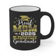Proud Mom Of 5th Grade Graduate 2025 Elementary Graduation Graphic Print Coffee Mug