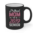 Proud Mom Of A Class 2019 SeniorShirt Graduation Graphic Print Coffee Mug