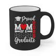 Proud Mom Of a Class Of 2025 Graduate Senior Mom Graduation Graphic Print Coffee Mug