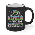 Proud Nephew Of Kindergarten Graduate 2024 Graduation Nephew Graphic Print Coffee Mug