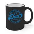 Proud New Daddy It's A Boy Dad To Be 1st Time Father Graphic Print Coffee Mug