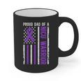 Proud NICU Dad Of NICU Warrior Micro Preemie Baby Father Graphic Print Coffee Mug