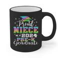 Proud Niece Of PreK School Graduate 2024 Graduation Niece Graphic Print Coffee Mug