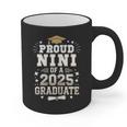 Proud Nini Of A Class Of 2025 Graduate Senior Graduation Graphic Print Coffee Mug