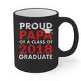 Proud Papa Of A Class Of 2018 Graduate Shirt Graduation Graphic Print Coffee Mug