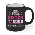 Proud Sister Of 5th Grade Graduate 2025 Family Graduation Graphic Print Coffee Mug
