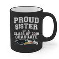 Proud Sister Of A Grad Class Of 2018 Graduation Apparel Graphic Print Coffee Mug