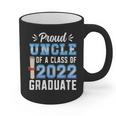Proud Uncle Of A Class Of 2022 Graduate 22 Senior Graduation Graphic Print Coffee Mug