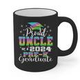 Proud Uncle Of PreK School Graduate 2024 Graduation Uncle Graphic Print Coffee Mug