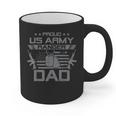 Proud US Army Ranger Dad Flag American USA Military Graphic Print Coffee Mug Proud US Army Ranger Dad Flag American USA Military Graphic Print Coffee Mug