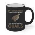 Quail Bird Lover Introvert Quail Graphic Print Coffee Mug Quail Bird Lover Introvert Quail Graphic Print Coffee Mug