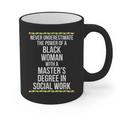 Queen MSW Social Work Masters Graduation Graphic Print Coffee Mug