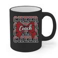 Red Sport Loud Proud Cheer Coach Dad Father's Day Graphic Print Coffee Mug Red Sport Loud Proud Cheer Coach Dad Father's Day Graphic Print Coffee Mug