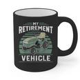 My Retirement Vehicle Riding Lawn Mower Retro Dad Graphic Print Coffee Mug My Retirement Vehicle Riding Lawn Mower Retro Dad Graphic Print Coffee Mug
