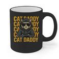 Retro Cat Daddy Style Animal For Men Women Kid Boy Girl Graphic Print Coffee Mug