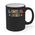 Retro Lawyer 2025 Attorney School Graduation Student Lawyer Graphic Print Coffee Mug