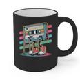 Retro Old Cassette Tape Cartoon With Walker Nostalgia Graphic Print Coffee Mug Retro Old Cassette Tape Cartoon With Walker Nostalgia Graphic Print Coffee Mug
