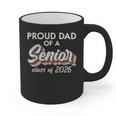 Retro Proud Dad Of a Senior Class Of 2026 Senior Dad 2026 Graphic Print Coffee Mug