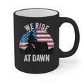 We Ride At Dawn Lawnmower Lawn Mowing Dad Vintage Men Graphic Print Coffee Mug We Ride At Dawn Lawnmower Lawn Mowing Dad Vintage Men Graphic Print Coffee Mug