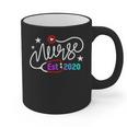 RN New Nurse Est 2020 Cute Nursing School Graduation 2K20 Graphic Print Coffee Mug
