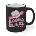 Rodeo Dad Pink Cowgirl 1St Birthday Family Matching Graphic Print Coffee Mug