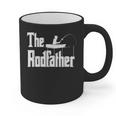 The Rodfather Fishing Dad Graphic Print Coffee Mug