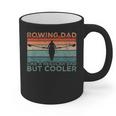 Round Rowing Dad Rudder Graphic Print Coffee Mug