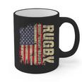 Rugby Blood Sweat Bruises Rugby Player Coach Dad Mom Graphic Print Coffee Mug